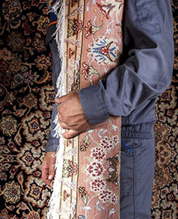 قالی لول در قالیشویی گاندی